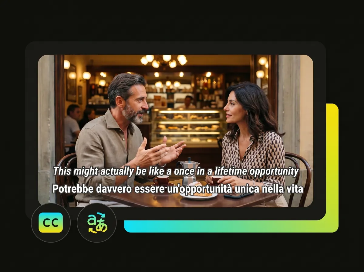 AI Italian subtitle tool with cultural and linguistic adaptation features